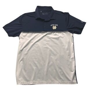 Under Armour Heatgear Notre Dame Fighting Irish Polo Shirt NCAA Mens Large